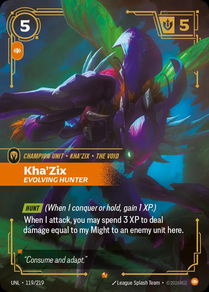 Kha'zix, Evolving Hunter
